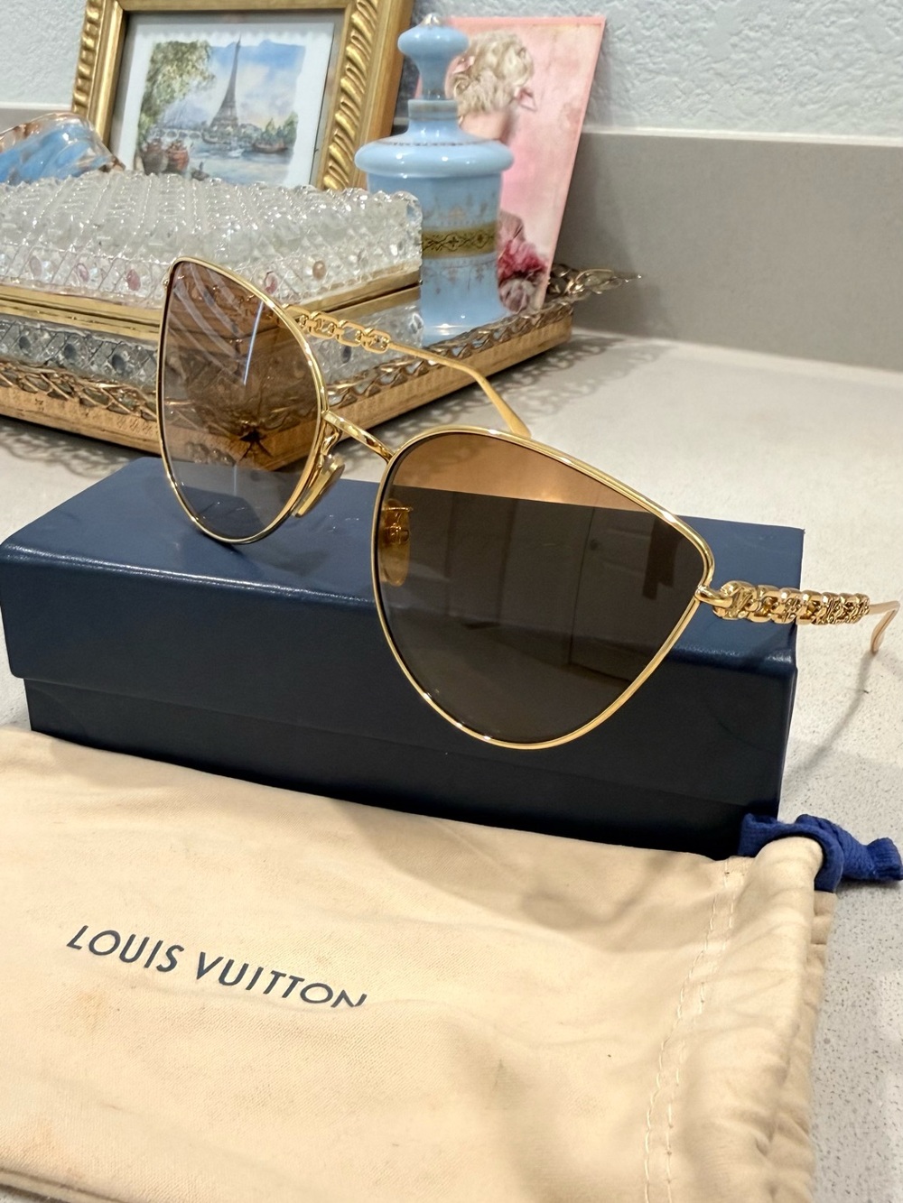 Louis Vuitton My LV Chain Cat Eye Sunglasses Women’s
